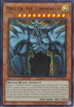 Obelisk The Tormentor - EGO1-EN001 - Ultra Rare Unlimited Near Mint Yugioh - Image 1