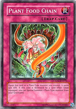 YuGiOh! - Plant Food Chain- Common - Image 1