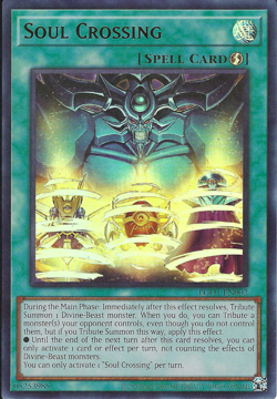 SOUL CROSSING - EGO1-EN002 - ULTRA RARE - UNLIMITED YUGIOH - Image 1