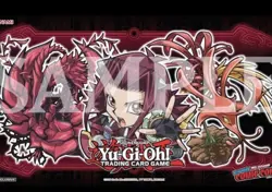 YuGiOh Playmat Exclusive AKIZA BLACKROSE DRAGON 2025 NYCC Exclusive PRESALE - Image 1