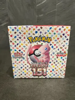 Pokemon Card 151 Booster Box Japanese SV2a No Shrink Wrap Without - Image 1