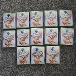 Prismatic Evolutions x13 Eevee ETB Sleeves - Pokemon Trading Card - New - Image 1