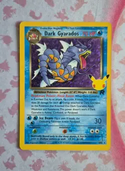 Pokemon TCG Dark Gyrados Card 8/82 Celebrations 25th Anniversary - Image 2