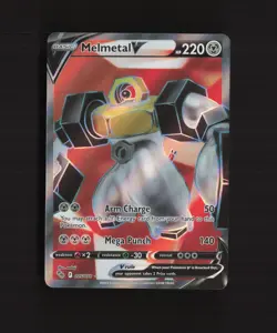 Melmetal V 075/078 Pokemon GO Full Art Ultra Rare Holo Pokemon Card NM - Image 1