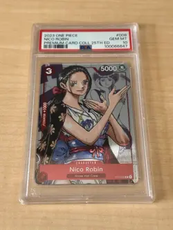 PSA 10 Nico Robin One Piece Premium Card Collection 25th Anniversary 008 English - Image 1