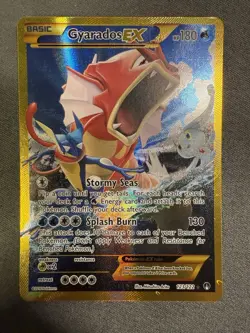 Gyarados EX 123/122 SECRET RARE Breakpoint HOLO LP Pokemon Card - Image 2