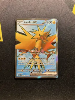 Zapdos ex 192/165 NM -Ultra Rare Pokemon Card- Scarlet And Violet 151 (7s) - Image 1