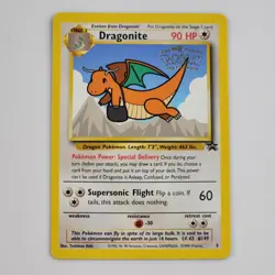 Pokemon Card Dragonite #5 RARE First Movie Stamped NM+ Black Star Promo WOTC - Image 1