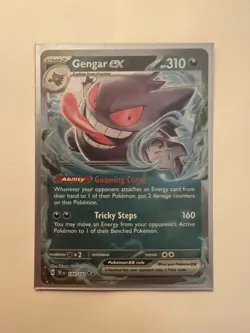 Pokemon Card Gengar ex 104/162 Temporal Forces Double Rare NM/M - Image 1