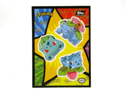 Topps 1999 Pokemon The Movie Sticker Insert Card Bulbasaur Ivysaur Venusaur - Image 1