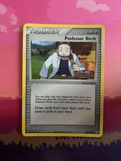 Pokemon Card Professor Birch EX Power Keepers Reverse Holo 80/108 Light Play - Image 1