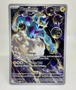 Black Bolt Thundurus SV209 Holo Pokemon Center Stamped Promo Card NM - Image 1