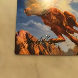 Red XIII, Proud Warrior Art Card (Gold-Stamped Signature) Art Series: Final... - Image 5