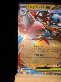 MEGA LUCARIO EX - 77/132 Mega Evolution NM - Double Rare - Pokemon TCG Card - Image 5