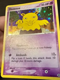 Drowzee 32/112 2004 EX FireRed & LeafGreen Pokemon Card Reverse Holo - Mp - Image 2