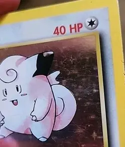 Clefairy 5/102 Pokemon Card TCG Base Set Unlimited Holo-HP - Image 3