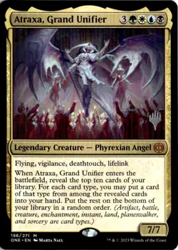 Atraxa, Grand Unifier M Promo Pack: Phyrexia: All Will Be One 196 NM - Image 1