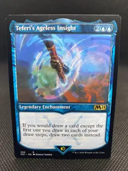MTG 1 x Showcase; Teferi's Ageless Insight NM/Reg English - Image 1