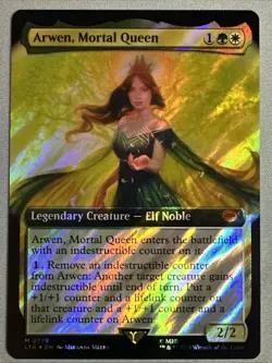 MTG / Arwen, Mortal Queen / LTR / #778 / SURGE FOIL (Extended Art) / Mythic / NM - Image 1