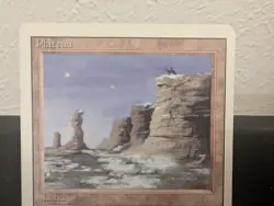 MTG Plateau Revised Magic the Gathering Dual Land Light Play, Almost Near Mint - Image 2