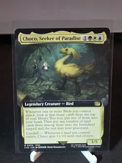 MTG Final Fantasy Choco, Seeker of Paradise (Extended Art) Non-foil R 479 NM - Image 1