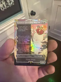 Summon: Good King Mog XII (Borderless) Commander: Final Fantasy Foil - Image 1