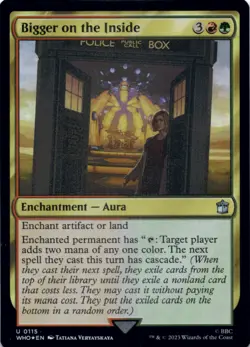 MTG Bigger on the Inside Foil NM Doctor Who Magic 115 - Image 1