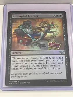 Attempted Murder #66 (Foil) (NM) Unfinity UNF Magic MTG - Image 1