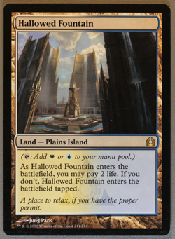 Hallowed Fountain - MTG - Return to Ravnica - Magic: The Gathering - Image 1