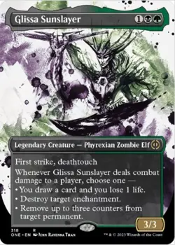 Glissa Sunslayer (Showcase, Regular, #318, NM) Phyrexia: All Will Be One (ONE) - Image 1