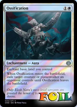 Ossification 26 MTG Phyrexia: All Will Be One Uncommon NP Foil - Image 1