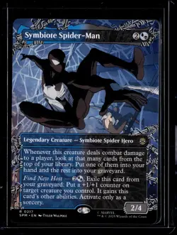 Symbiote Spider-Man - 217 - SPM - NM - MTG Magic the Gathering - Image 1