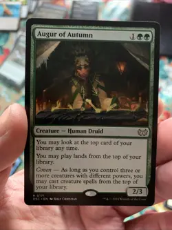 Augur of Autumn - MTG Rare - Commander: Duskmourn DSC 0171 EN - Image 1