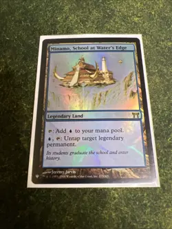 MTG FOIL Minamo, School at Water's Edge The List / Mystery Booster Rare - Image 1