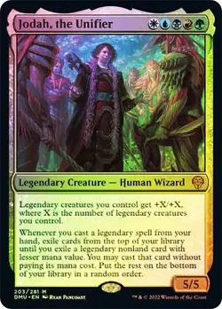 Jodah, the Unifier #203/281 MTG Dominaria United Foil Mythic Near Mint - Image 1