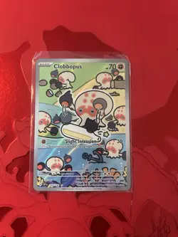 Pokemon Surging Sparks Clobbopus Illustration Card 207/191 - Image 1