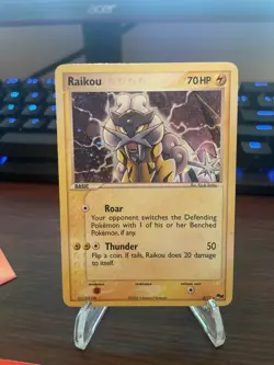 Pokemon Raikou 3/17 POP Series Holo 2006 Pokemon TCG - Image 1