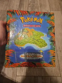 Pokemon Southern Island Vintage Binder 2000 With Ultra Pro Binder Pages - Image 1