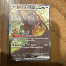 Pokemon TCG Bloodmoon Ursaluna EX Holo Card 216/167SV06 Twilight Masquerade - Image 1