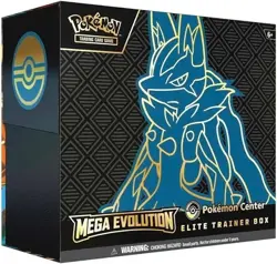 Pokemon Center Mega Evolution Lucario PC ETB - Exclusive - Sealed New - Image 1