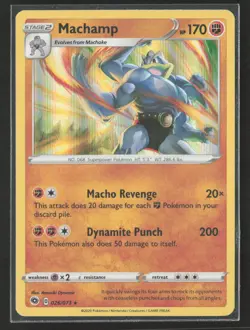 Machamp #26/73 Champion's Path Holo Rare Pokemon TCG - Image 1