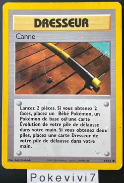 Carte Pokemon CANNE 64/64 Commune NEO REVELATION Wizards FR OCCASION - Image 1