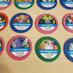 1999 Pokemon Master Trainer Pokemon Coins RARE - Image 3