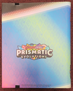 Pokemon TCG Prismatic Evolutions 378 Slot Binder + 3 SVP Promos 167 / 168 / 169 - Image 4