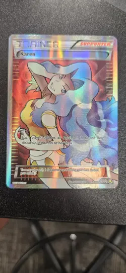 Pokemon TCG Karen (Alt Art) Premium Trainer's XY Collection XY 177A Promo Promo - Image 1