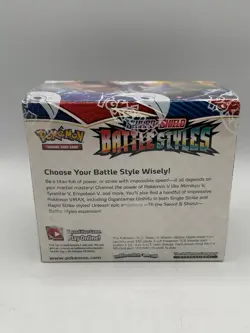 Pokemon Battle Styles Booster Box Sealed Factory Sealed Sword & Shield - Image 3