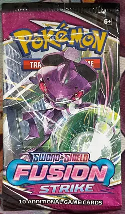 Fusion Strike Booster Pack Art Set (4) EMPTY - Pokemon 2021 - Image 3