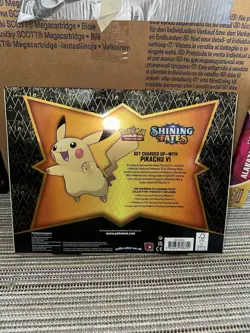 Pokemon TCG: Shining Fates Pikachu V Collection Box: NEW FACTORY SEALED - Image 2