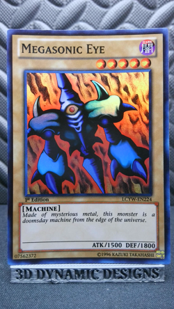| Yugioh Megasonic Eye LCYW-EN224 1st Edition Super Rare Yugis World NM 🔥 | - Image 1