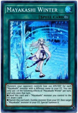 Yugioh! - Mayakashi Winter - DANE-EN057 - Super Rare - Unlimited - NM/M - NEW - Image 1